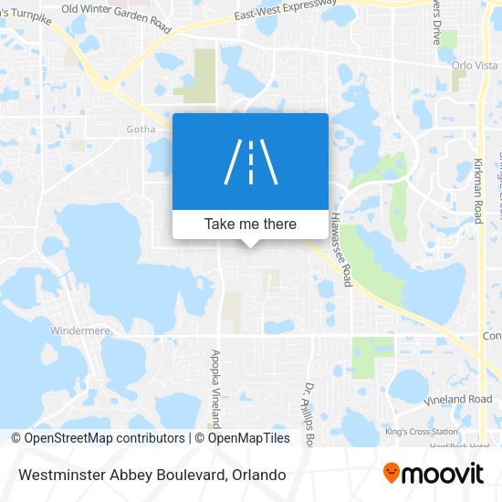 Mapa de Westminster Abbey Boulevard