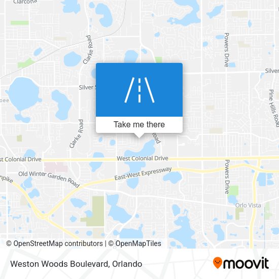 Mapa de Weston Woods Boulevard