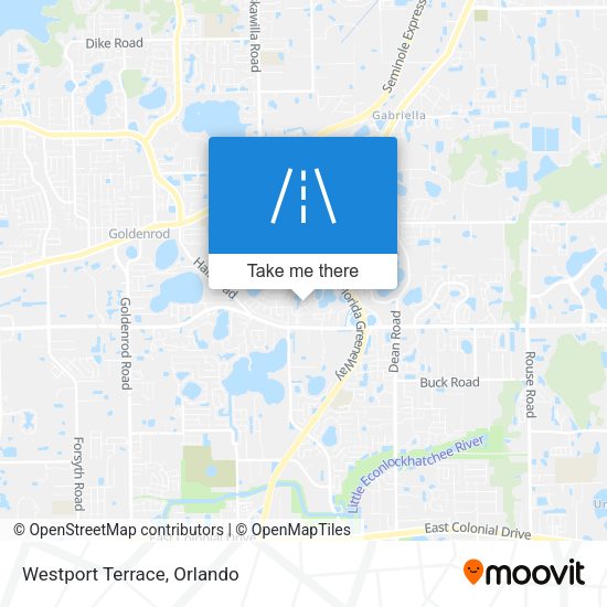Mapa de Westport Terrace