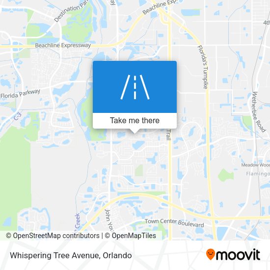 Whispering Tree Avenue map