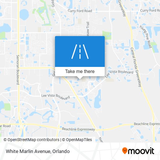 White Marlin Avenue map