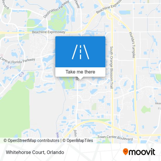 Mapa de Whitehorse Court