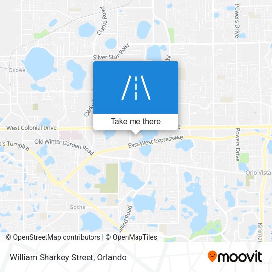 William Sharkey Street map