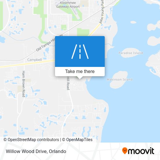 Willow Wood Drive map