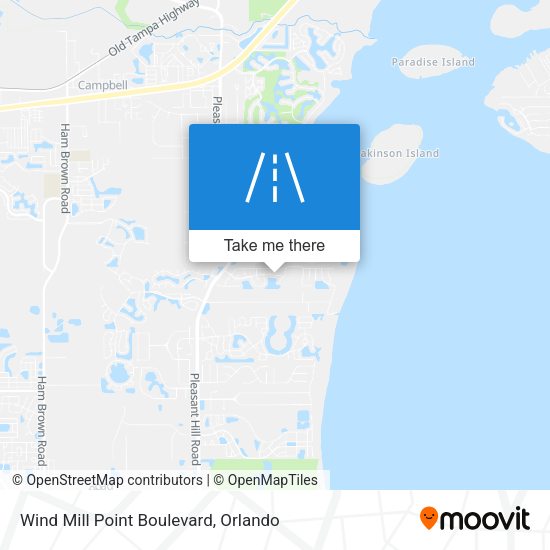 Mapa de Wind Mill Point Boulevard