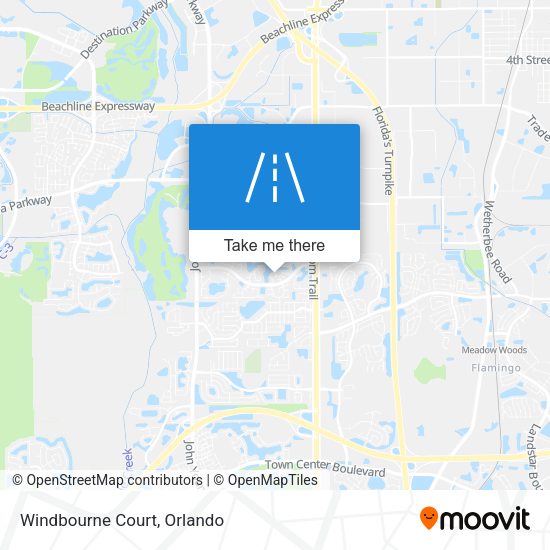 Mapa de Windbourne Court