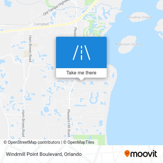 Mapa de Windmill Point Boulevard