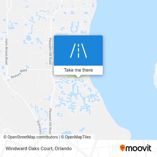 Windward Oaks Court map