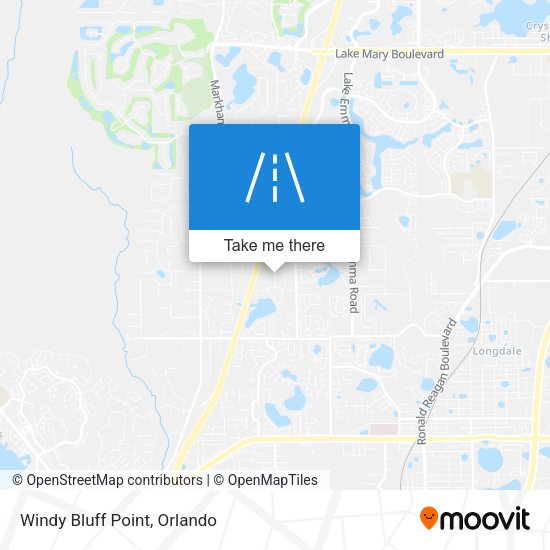 Mapa de Windy Bluff Point