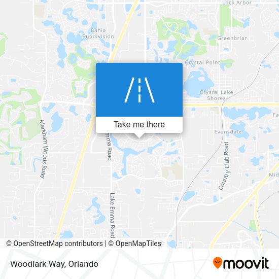 Mapa de Woodlark Way
