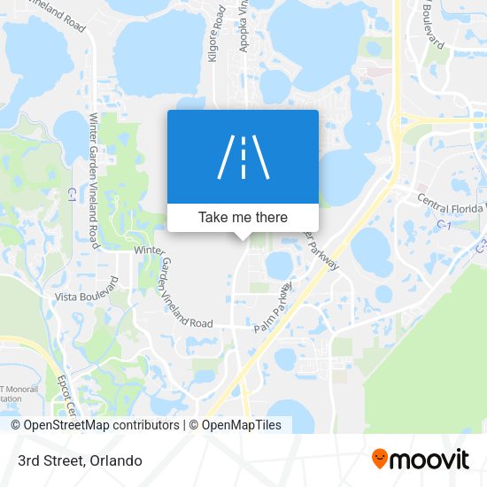 3rd Street map