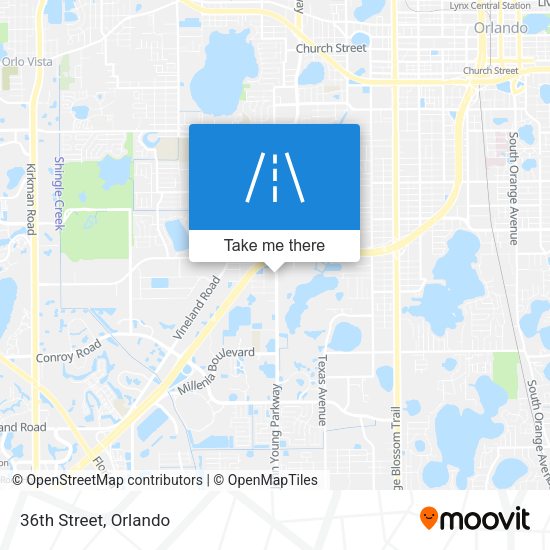 Mapa de 36th Street