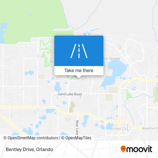 Mapa de Bentley Drive