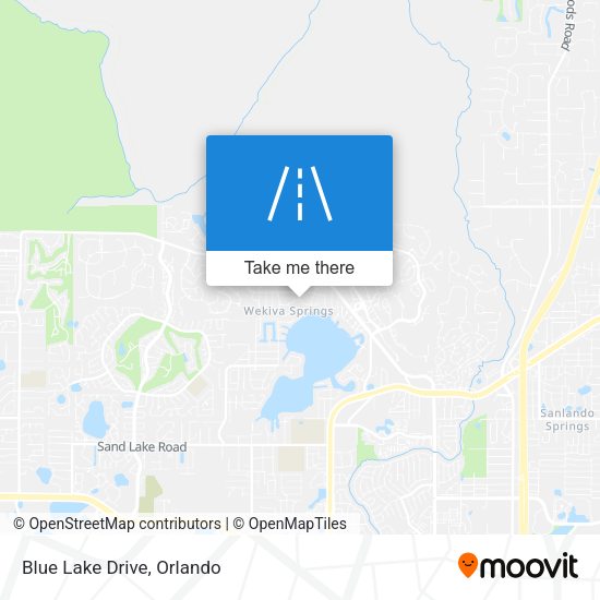 Blue Lake Drive map