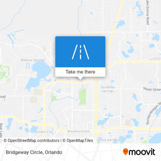 Mapa de Bridgeway Circle