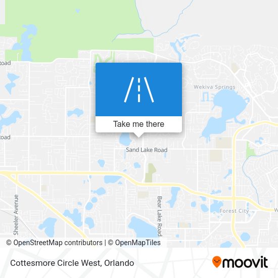 Mapa de Cottesmore Circle West