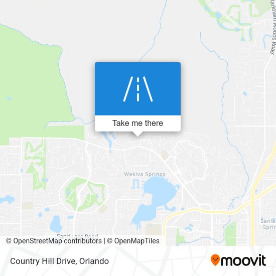 Mapa de Country Hill Drive