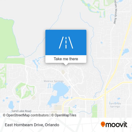 Mapa de East Hornbeam Drive