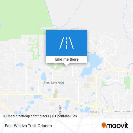 Mapa de East Wekiva Trail