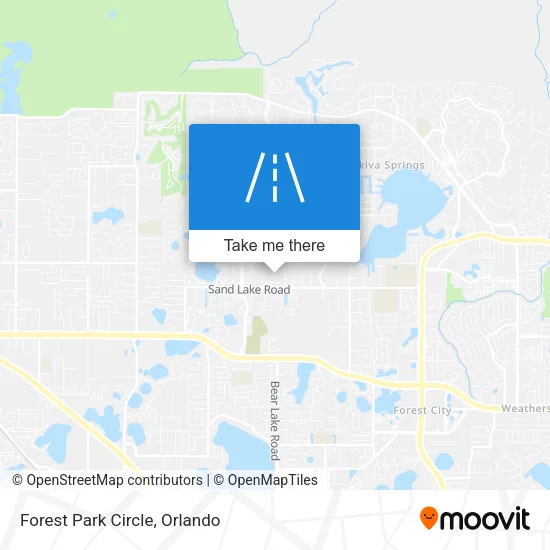 Forest Park Circle map