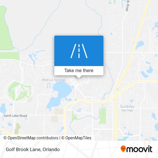 Mapa de Golf Brook Lane