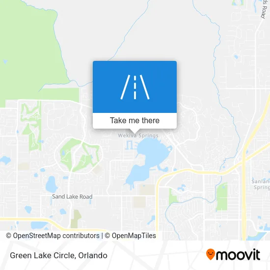 Green Lake Circle map