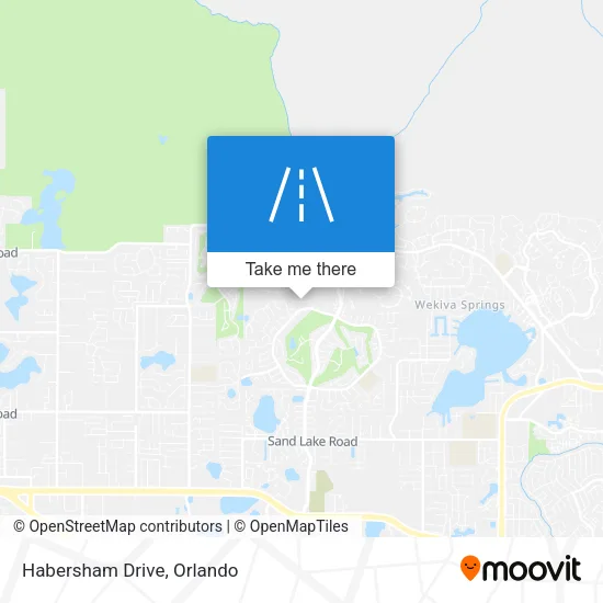 Habersham Drive map