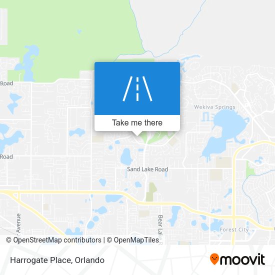 Mapa de Harrogate Place