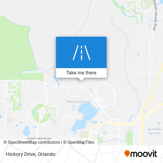 Mapa de Hickory Drive