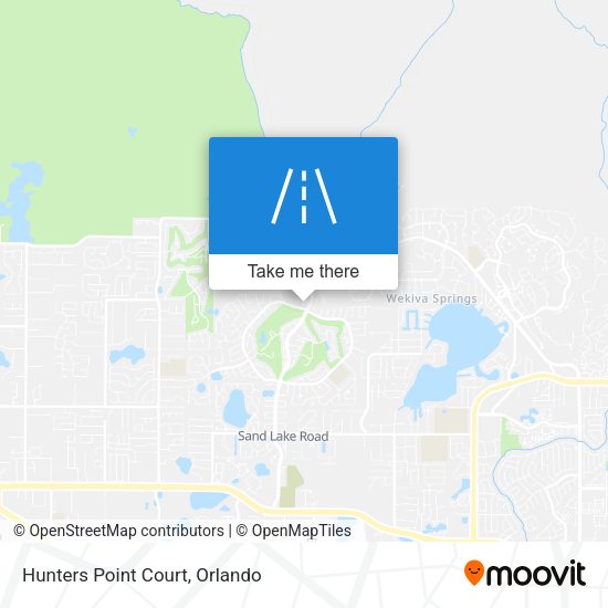 Hunters Point Court map