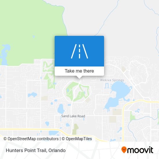 Hunters Point Trail map