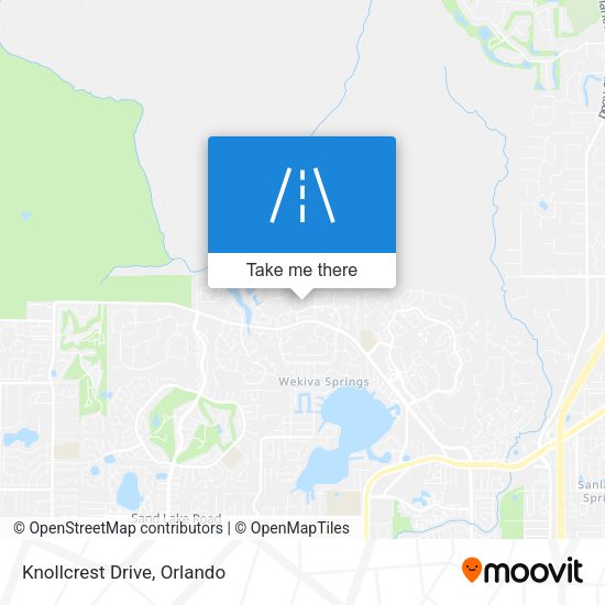 Mapa de Knollcrest Drive