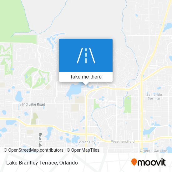 Lake Brantley Terrace map