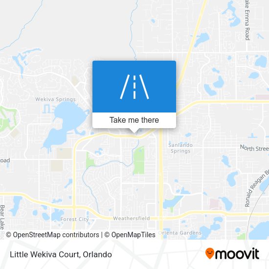 Mapa de Little Wekiva Court