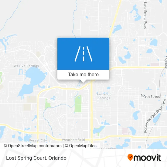 Mapa de Lost Spring Court