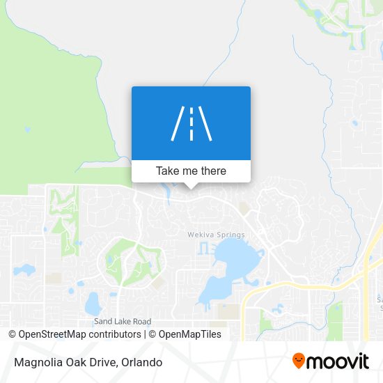 Magnolia Oak Drive map