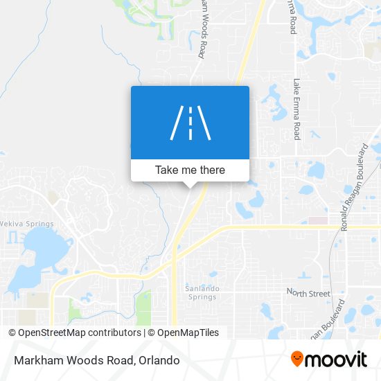 Mapa de Markham Woods Road