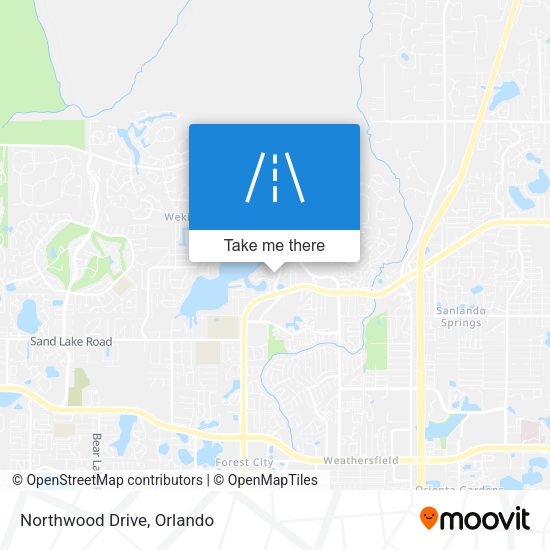 Mapa de Northwood Drive