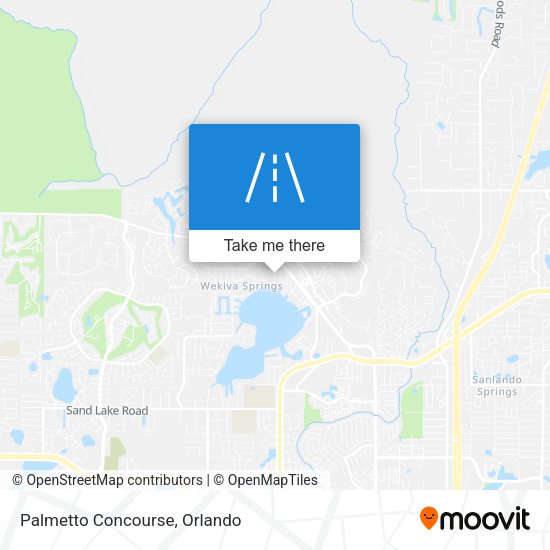 Mapa de Palmetto Concourse