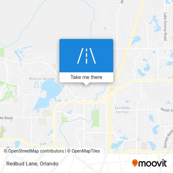 Redbud Lane map