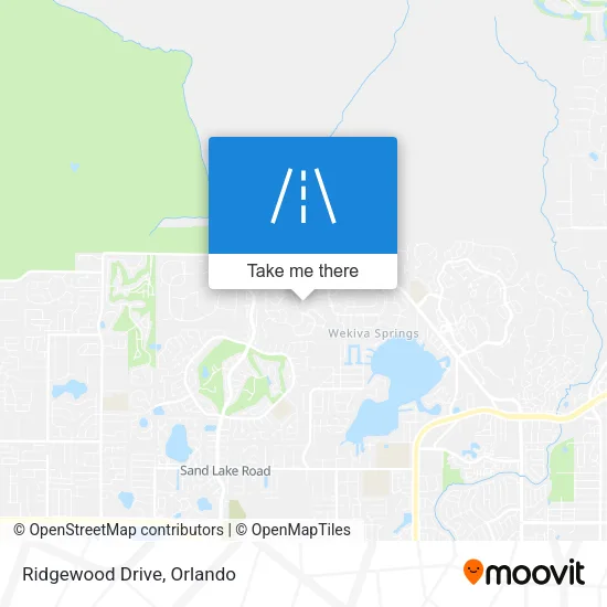 Ridgewood Drive map