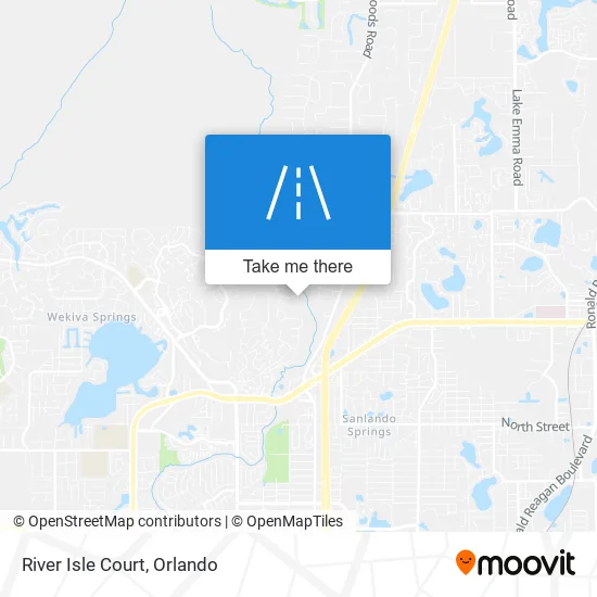 River Isle Court map