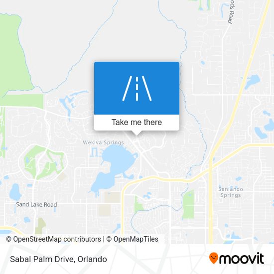 Mapa de Sabal Palm Drive