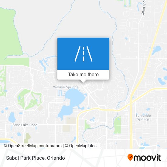 Sabal Park Place map