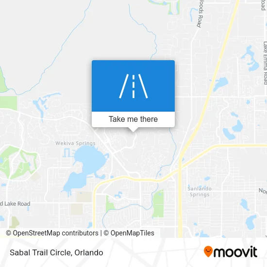 Sabal Trail Circle map