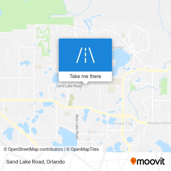 Mapa de Sand Lake Road
