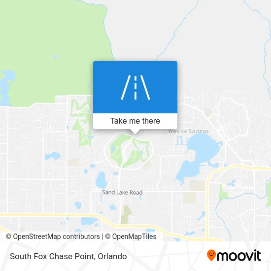 South Fox Chase Point map