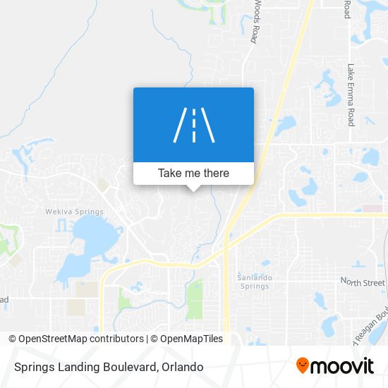 Mapa de Springs Landing Boulevard