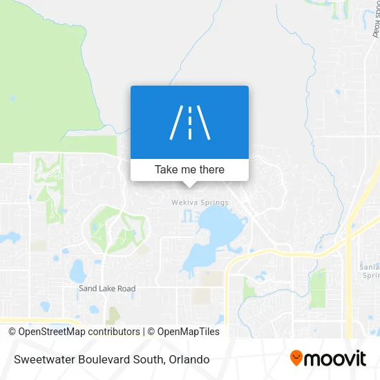 Sweetwater Boulevard South map