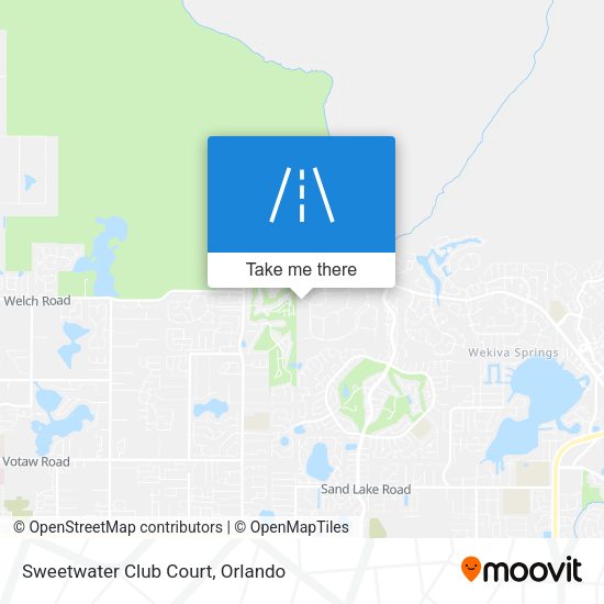Mapa de Sweetwater Club Court